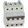 Disjoncteur DX³ 6000 -vis/vis- 4P- 400V~-25A-courbeC-peigne HX³ trad 4P - 4M