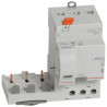 Bloc diff adaptable vis DX³ pour disj. 1 module/pôle - 3P 400V~ 40A typeAC 300mA