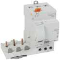 Bloc diff adaptable vis DX³ pour disj 1 mod/pôle -3P 230-400V~ 63A typeAC 300mA