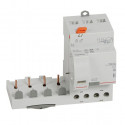 Bloc diff adaptable à vis DX³ pour disj 1 module/pôle 4P 40A typeAC 30mA