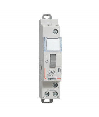 Télérupteur standard à vis 230V~- 1P - 250V~~ - 16A - 1F - 1 module