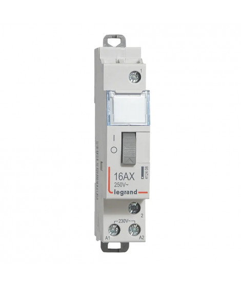 Télérupteur standard à vis 230V~- 1P - 250V~~ - 16A - 1F - 1 module