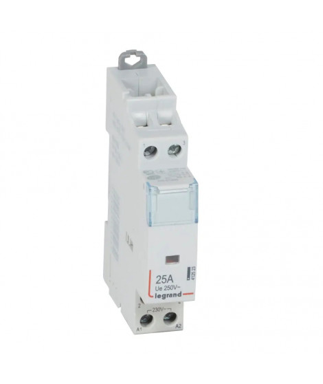 Contacteur de puissance bobine 230V~ - 2P - 250V~~ - 25 A - 2 F - 1 module