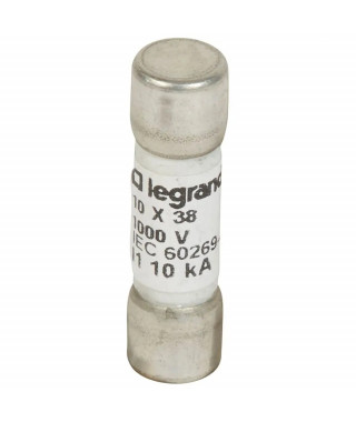 Fusible cylindrique 1000V: 10x38mm gPV pour application photovoltaïque - 15A