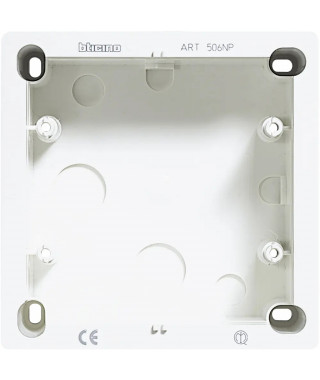 Cadre saillie pour sirène ou haut parleur Livinglight - Blanc