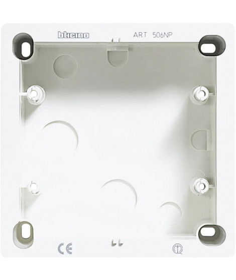 Cadre saillie pour sirène ou haut parleur Livinglight - Blanc