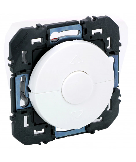 Poussoir pour commande volets roulants dooxie composable blanc