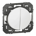 Transformeur pour 5 fonctions va-et-vient et poussoir dooxie finition blanc