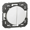 Transformeur pour 5 fonctions va-et-vient et poussoir dooxie finition blanc
