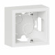 Cadre saillie 1 poste dooxie finition blanc