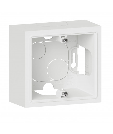 Cadre saillie 1 poste dooxie finition blanc