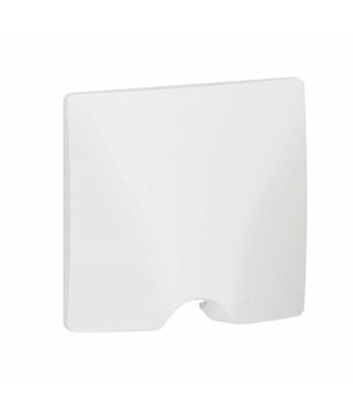 Sortie de câble IP21 dooxie livrée complète avec plaque finition blanc