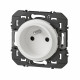 Prise de courant easyréno 2P+T faible profondeur dooxie 16A finition blanc
