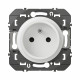 Prise de courant easyréno 2P+T faible profondeur dooxie 16A finition blanc