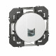 Prise blindée RJ45 catégorie 6 FTP dooxie finition blanc