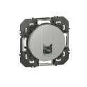 Prise blindée RJ45 catégorie 6 FTP dooxie finition alu