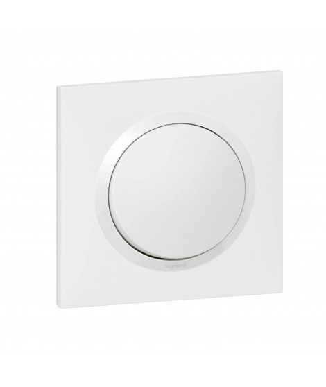 Interrupteur ou va-et-vient dooxie one 10AX 250V~ complet avec griffes
