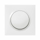 Poussoir dooxie one 6A 250V~ avec plaque carrée blanche et griffes