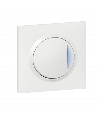 Poussoir simple lumineux dooxie one 6A complet avec griffes