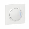 Poussoir simple lumineux dooxie one 6A complet avec griffes
