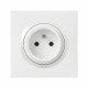Prise easyréno 2P+T 16A faible profondeur dooxie one complet avec griffes