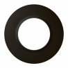 Plaque ronde dooxie 1 poste finition noir