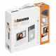 Kit Classe 100 évolué vidéo couleur finition blanc avec platine Linea3000 gris