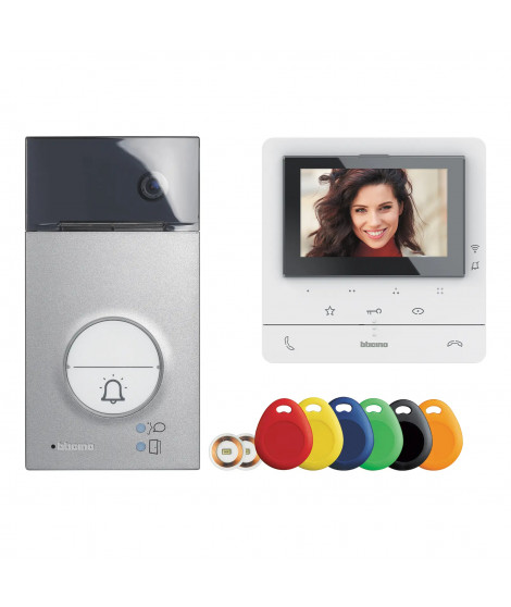 Kit villa visiophone Classe100X connecté avec contrôle d'accès