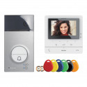 Kit villa visiophone Classe100X connecté avec contrôle d'accès