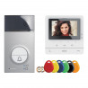 Kit villa visiophone Classe100X connecté avec contrôle d'accès