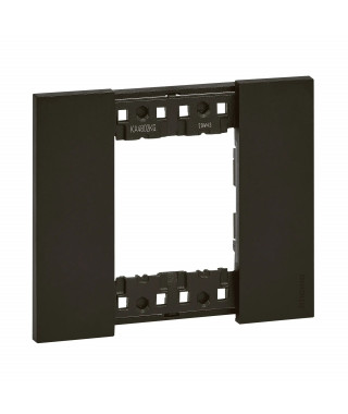 Plaque de finition Living Now Collection Les Noirs 2 modules finition Noir