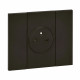 Plaque de finition Living Now Collection Les Noirs 2 modules finition Noir