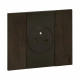 Plaque de finition Living Now Collection Les Noirs 2 modules finition Noyer