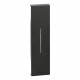 Enjoliveur Living Now pour commande d'éclairage 1 module - noir