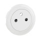 Enjoliveur prise 2P+T Surface Céliane - Blanc