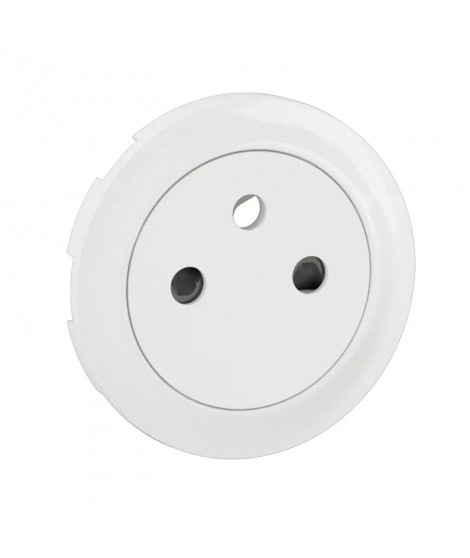 Enjoliveur prise 2P+T Surface Céliane - Blanc