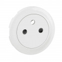 Enjoliveur prise 2P+T Surface Céliane - Blanc