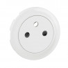 Enjoliveur prise 2P+T Surface Céliane - Blanc