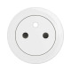 Enjoliveur prise 2P+T Surface Céliane - Blanc