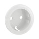Enjoliveur prise 2P+T schuko Céliane - Blanc