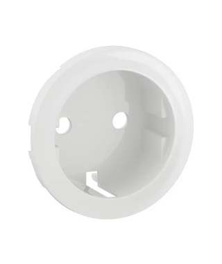 Enjoliveur prise 2P+T schuko Céliane - Blanc