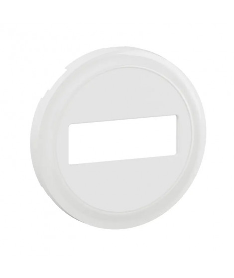 Enjoliveur prise optique SC/APC Céliane - Blanc