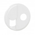 Enjoliveur prise TV + prise RJ45 Céliane - Blanc