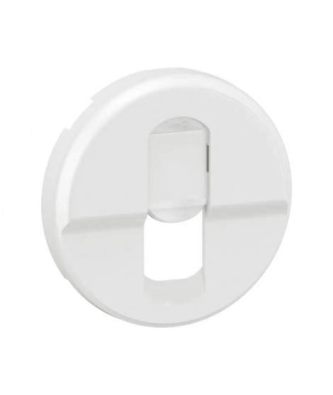 Enjoliveur prise simple RJ45 Céliane - Blanc