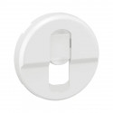 Enjoliveur prise simple RJ45 Céliane - Blanc