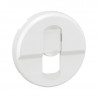 Enjoliveur prise simple RJ45 Céliane - Blanc