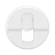 Enjoliveur prise simple RJ45 Céliane - Blanc