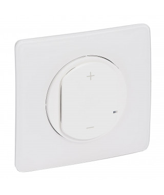 Variateur Céliane sans Neutre 2 fils - complet Blanc