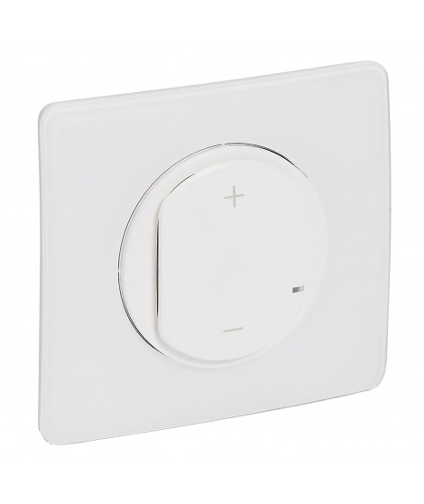 Variateur Céliane sans Neutre 2 fils - complet Blanc