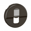 Enjoliveur prise simple RJ45 Céliane - Noir